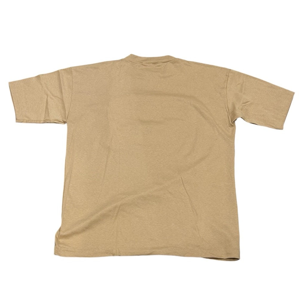 Nwot Fila Biella, Italy Neutral Cream Nude Baggy Tee T-Shirt Oversized Medium View 2